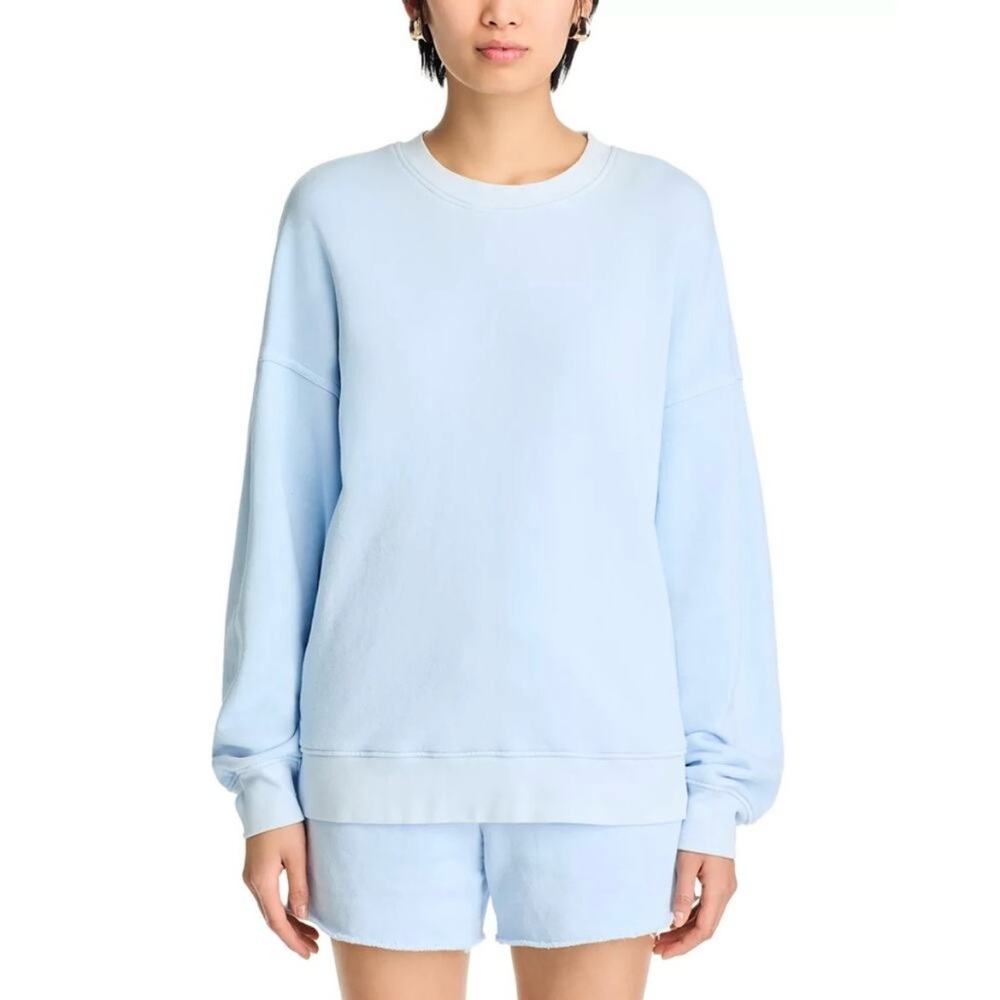 Cotton Citizen Women's Boston Crewneck Sweatshirt Blue Size S NWOT